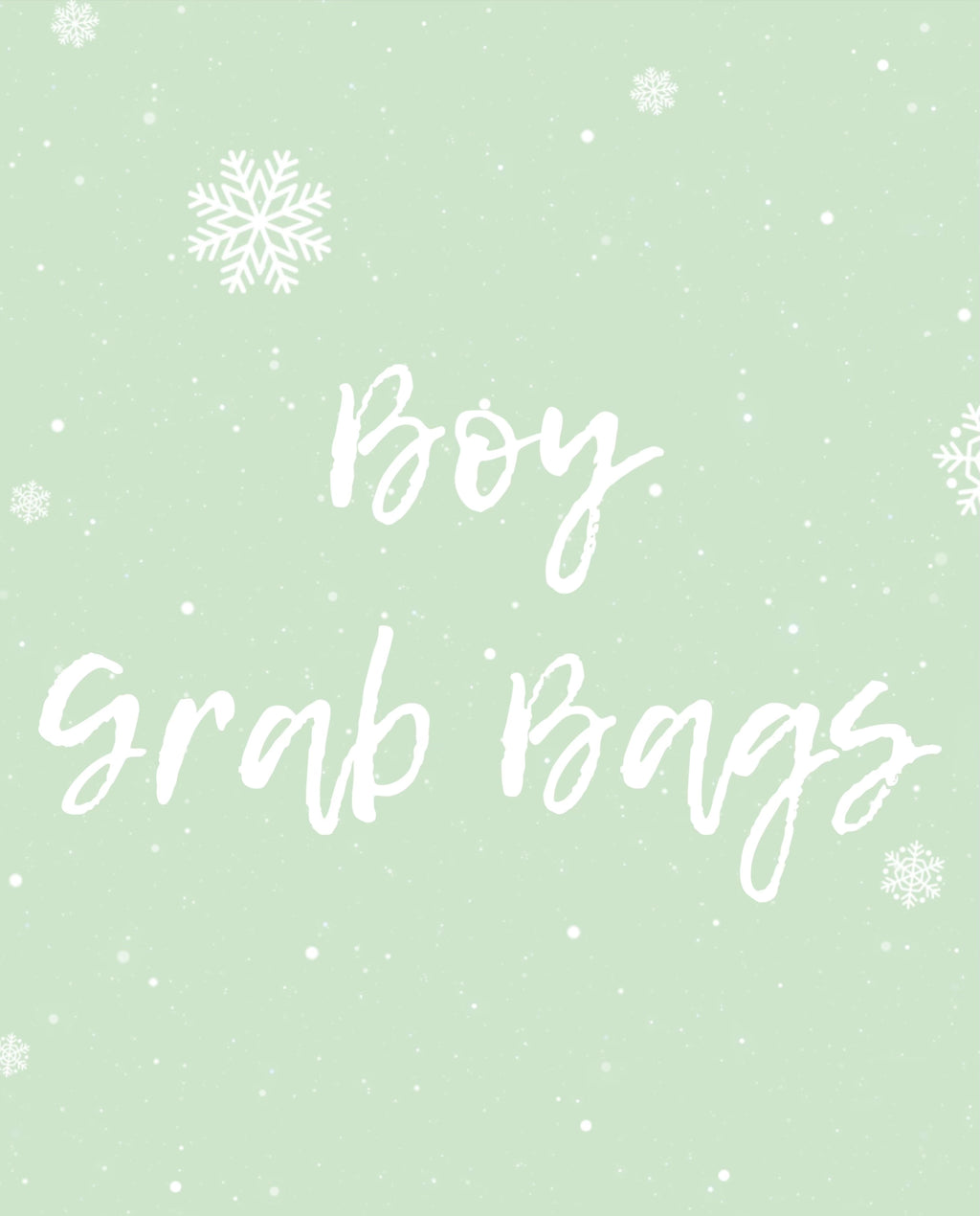 Boy grab bags